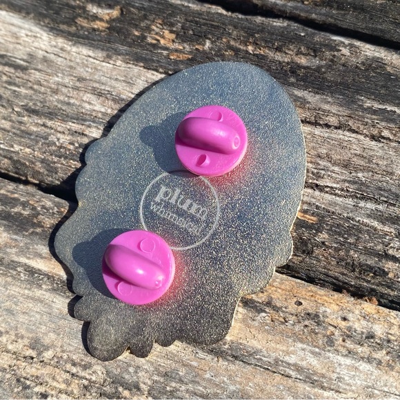 🌙 Gothic Ladies of Crescent Manor Marigold Ghost Halloween Enamel Pin - Picture 4 of 5